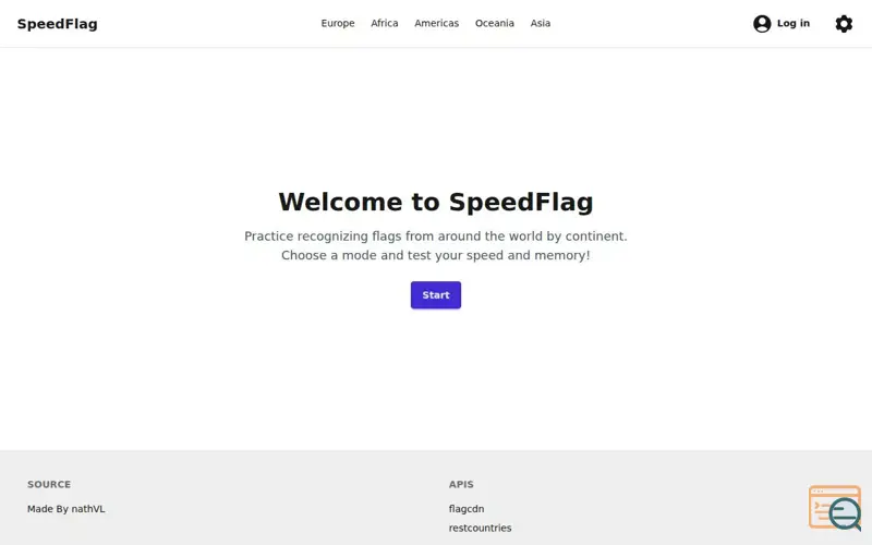 Screenshot of SpeedFlag