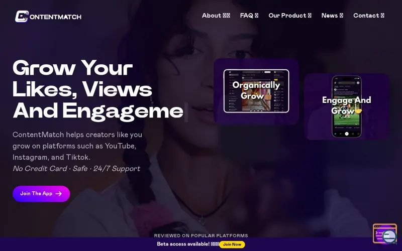 Screenshot of Contentmatch