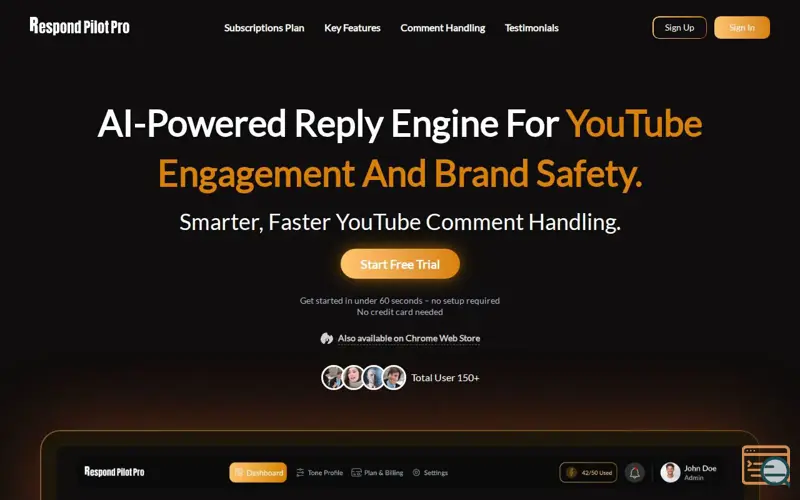 Screenshot of Respond Pilot Pro