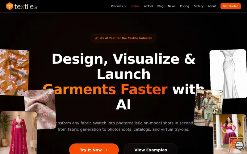 Screenshot of Textile AI