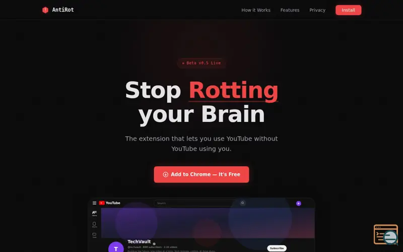 Screenshot of AntiRot