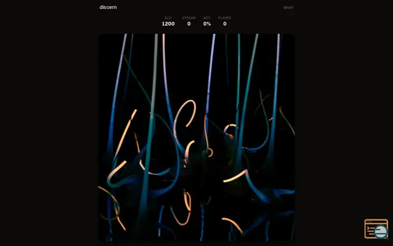 Screenshot of Discern