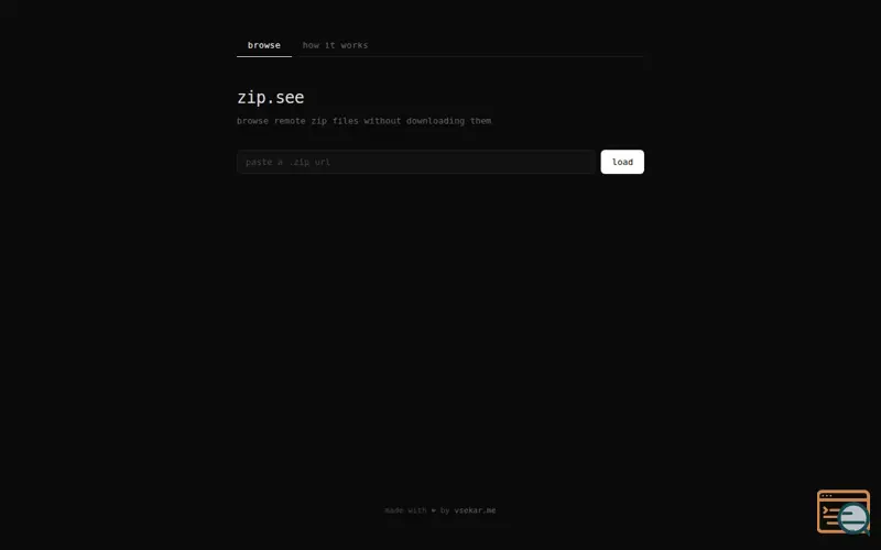 Screenshot of ZipSee