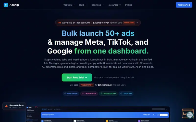 Screenshot of Adship