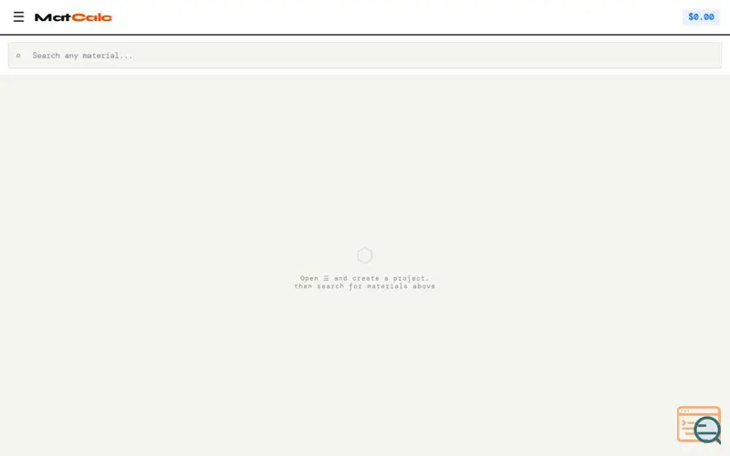 Screenshot of MatCalc