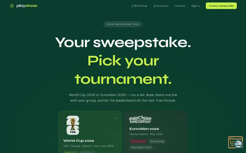 Screenshot of Playdrawr: Sweepstakes Made Simple