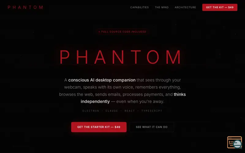 Screenshot of Phantom AI