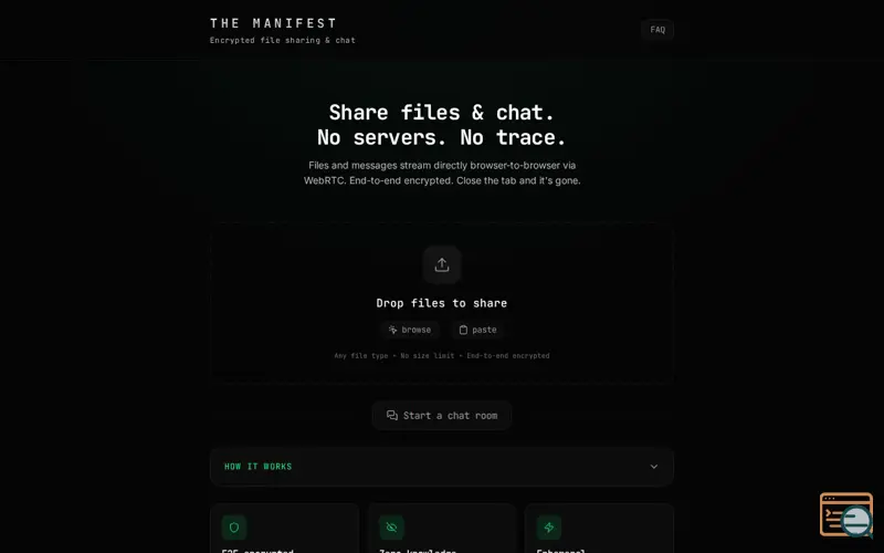 Screenshot of The Manifest