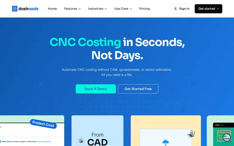 Screenshot of Dashnode