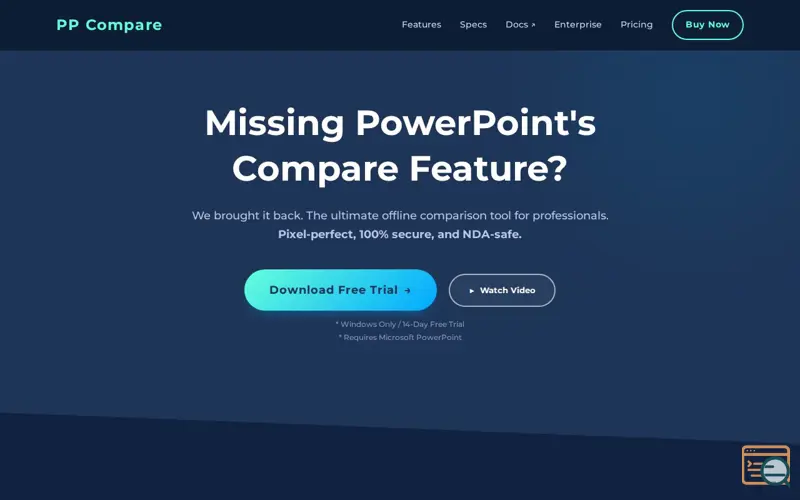 Screenshot of PP Compare