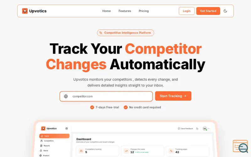Screenshot of Upvotics