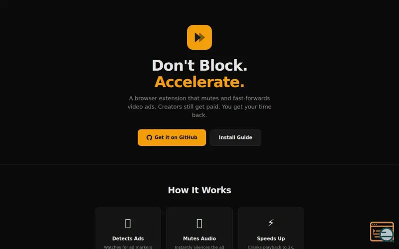 Screenshot of Ad Accelerator