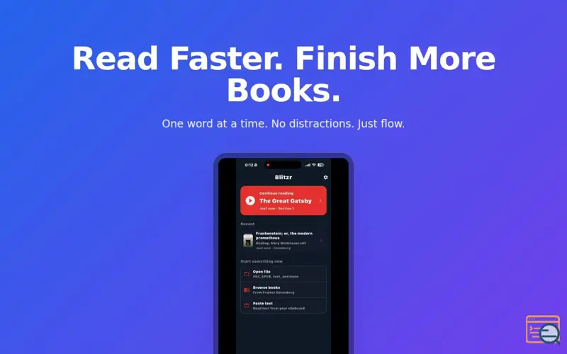 Screenshot of Blitzr