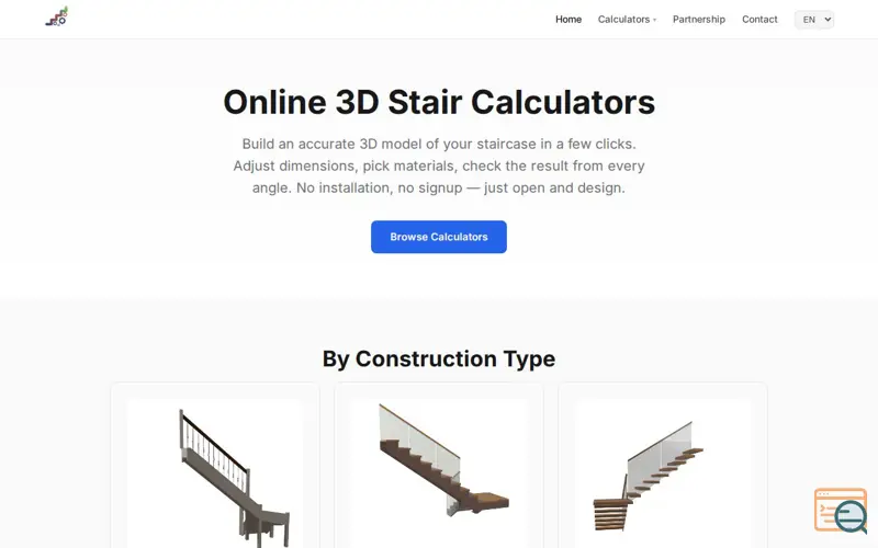 Screenshot of Stair-tech