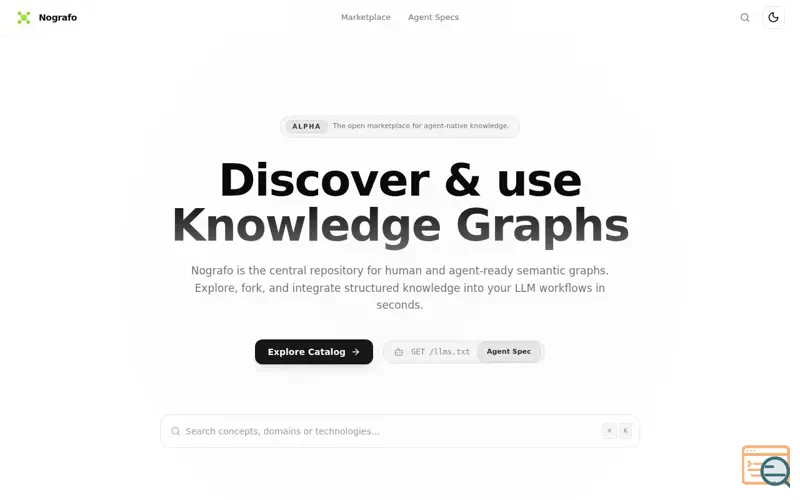 Screenshot of Nografo