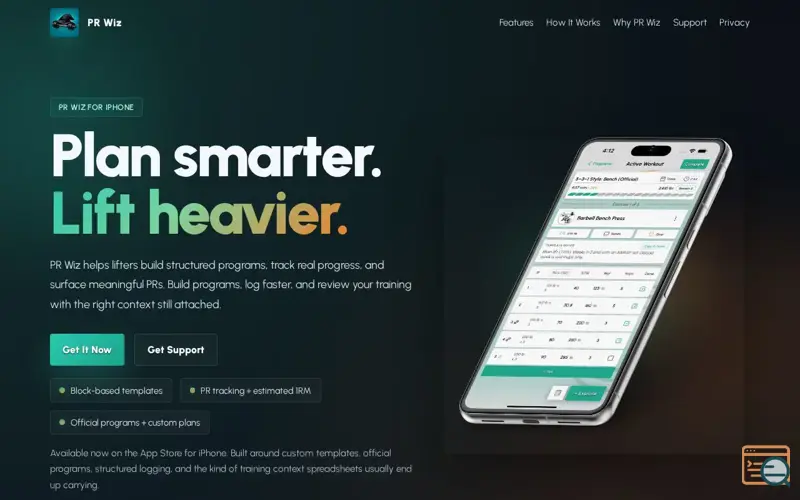 Screenshot of PR Wiz