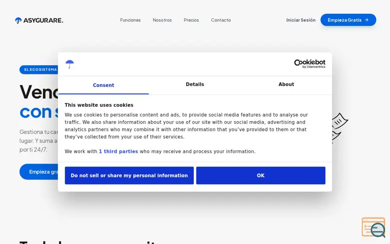 Screenshot of Asygurare