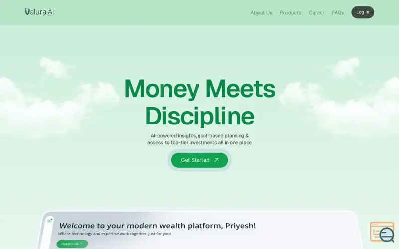 Screenshot of Valura.Ai