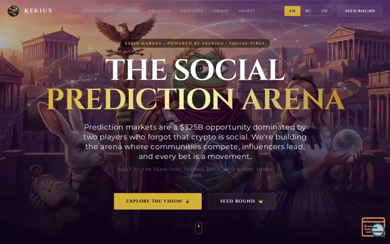 Screenshot of KEKIUS MARKET