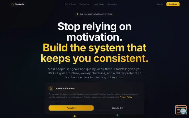 Screenshot of MyStarWalk