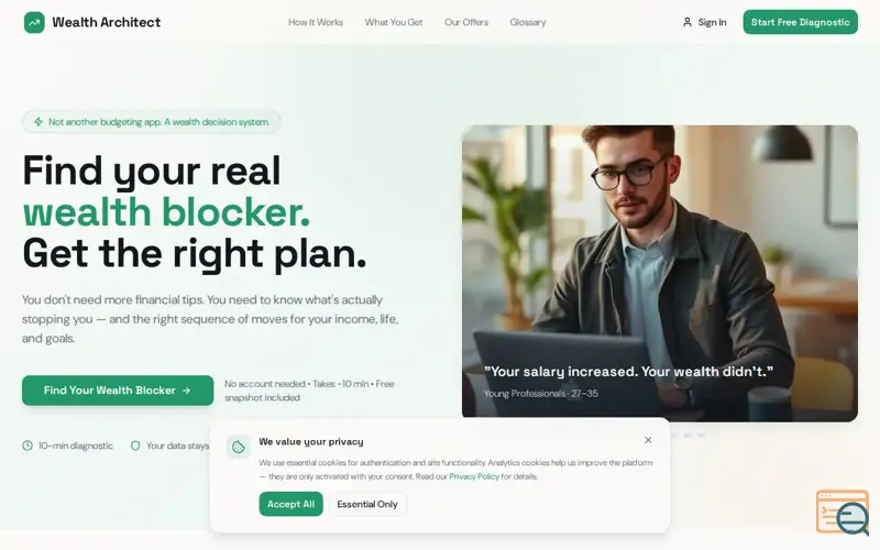 Screenshot of Wealth Architect