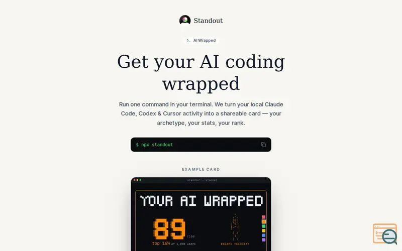 Screenshot of Your AI wrapped