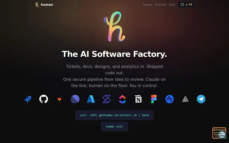 Screenshot of The AI Software Factory