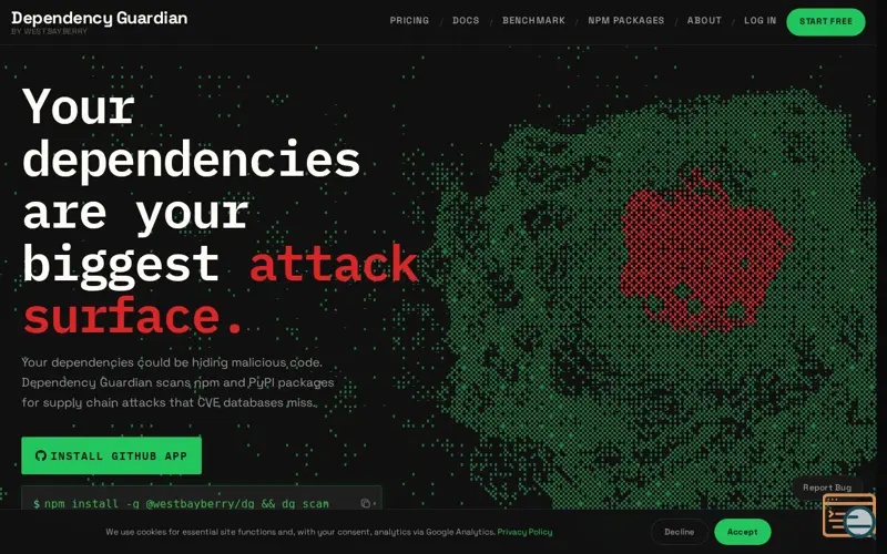 Screenshot of Dependency Guardian