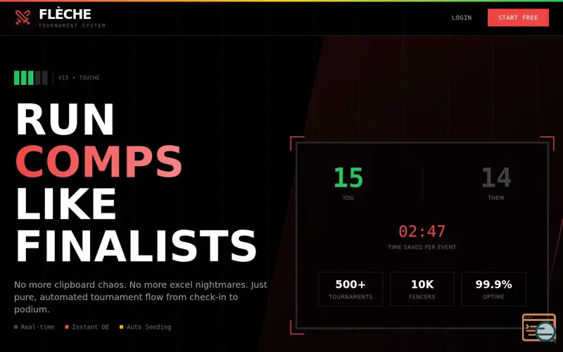 Screenshot of Fleche