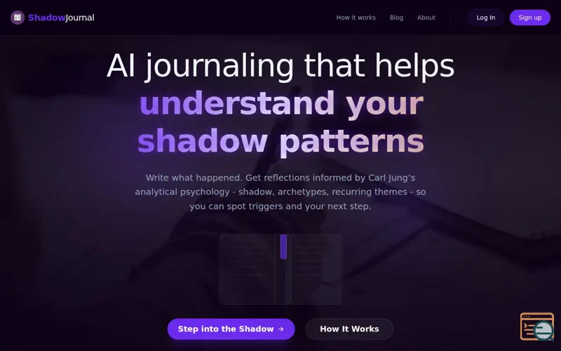 Screenshot of ShadowMindJournal