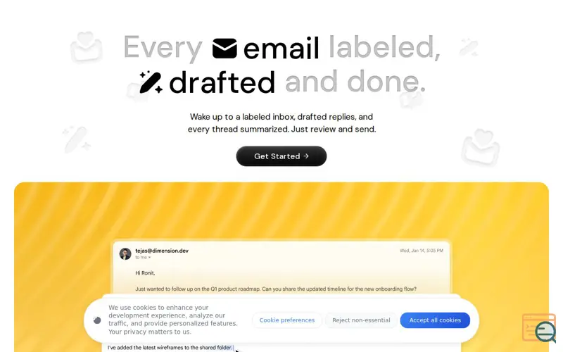 Screenshot of Inbox Autopilot by Dimension