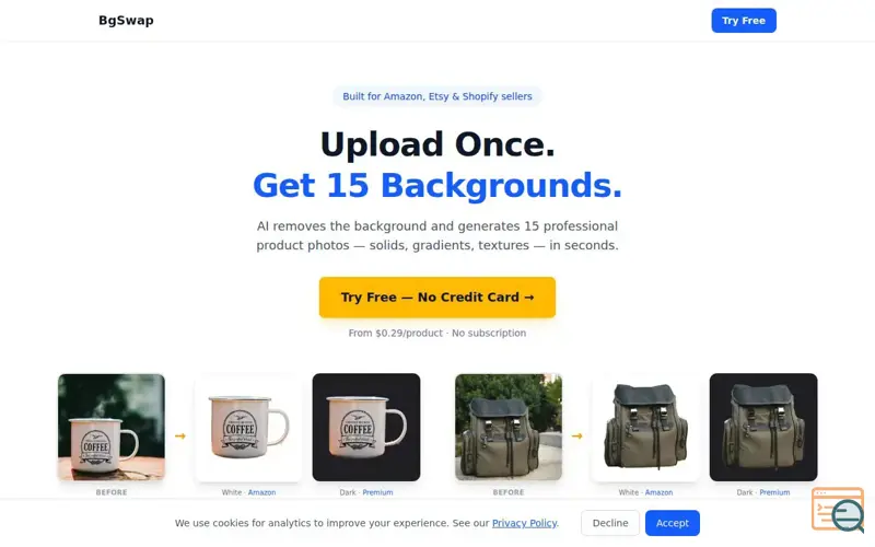 Screenshot of BgSwap