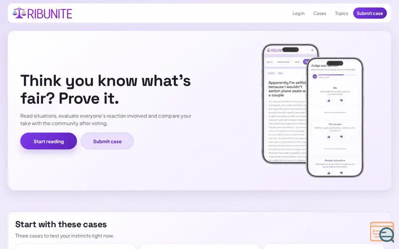 Screenshot of Tribunite