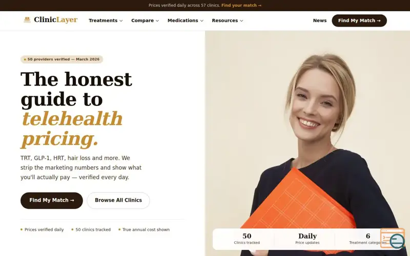 Screenshot of ClinicLayer