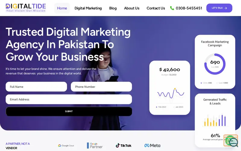 Screenshot of Digital Tide