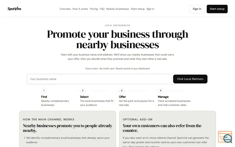 Screenshot of Spotvira