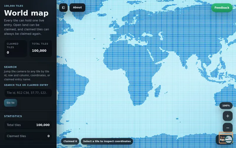 Screenshot of WorldTiles Atlas