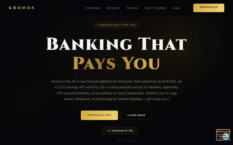 Screenshot of Kronos