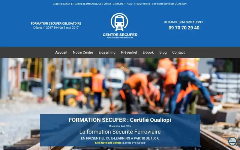 Screenshot of SECUFER Quiz