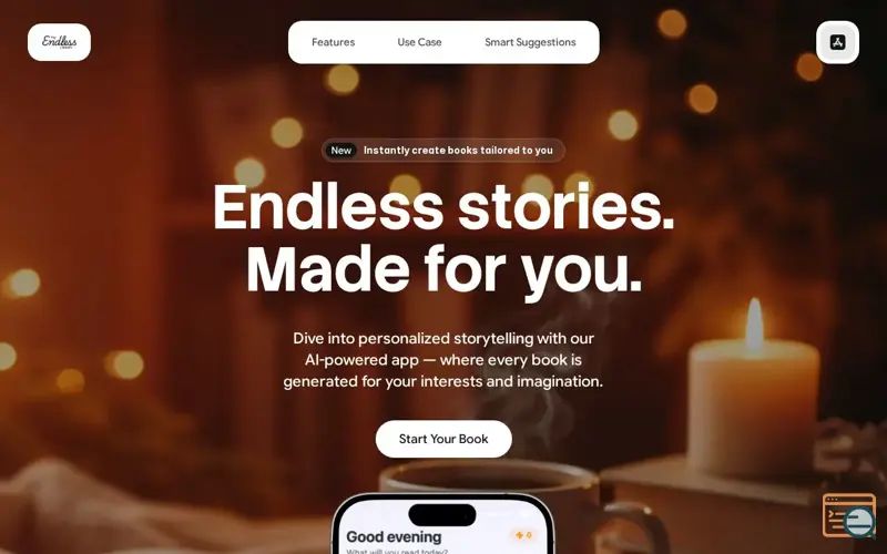 Screenshot of Endless Library