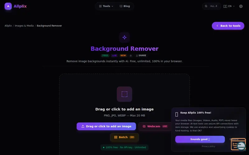 Screenshot of Allplix