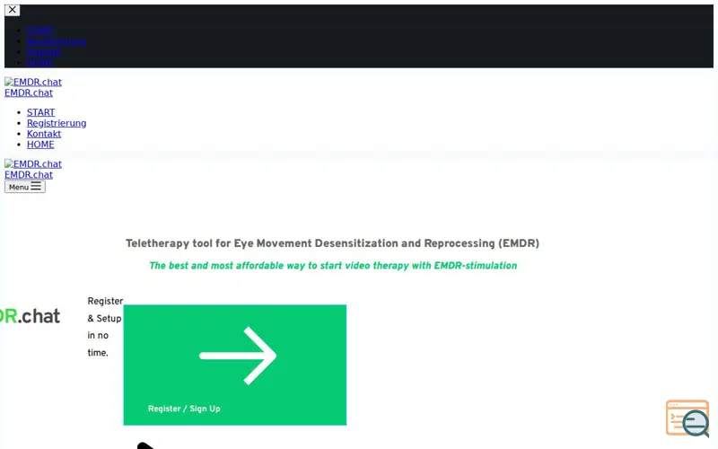 Screenshot of EMDR.chat