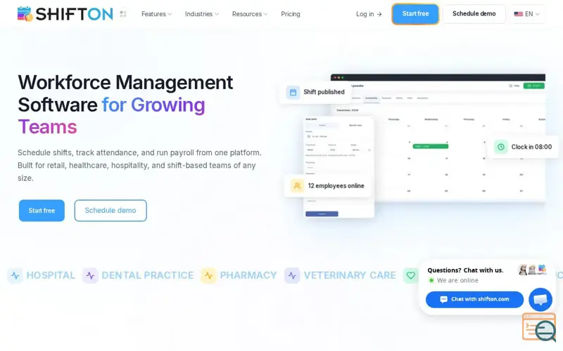 Screenshot of Shifton