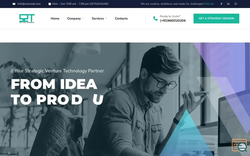 Screenshot of Soft Skill Technology (SST)