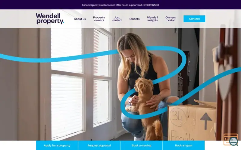 Screenshot of Wendell Property