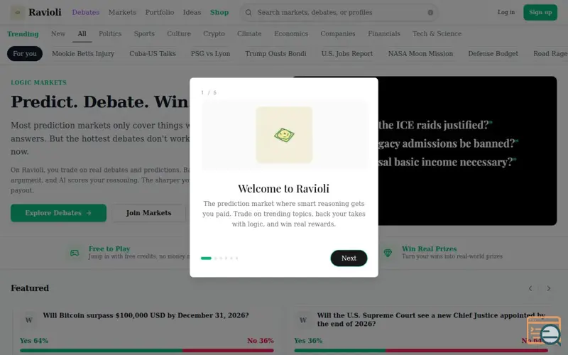 Screenshot of Ravioli