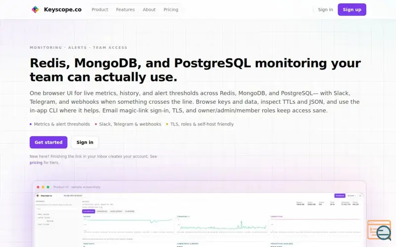 Screenshot of Keyscope
