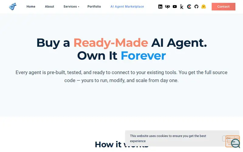 Screenshot of Custom AI Agents, One-Time Purchase