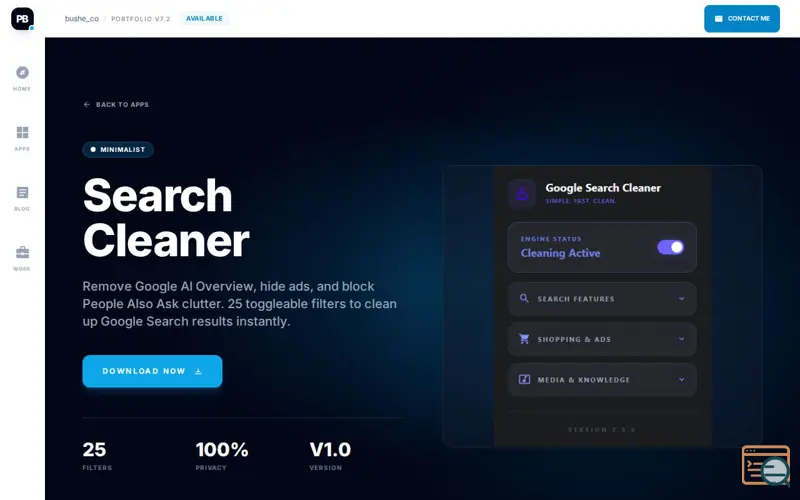 Screenshot of Bushe.co