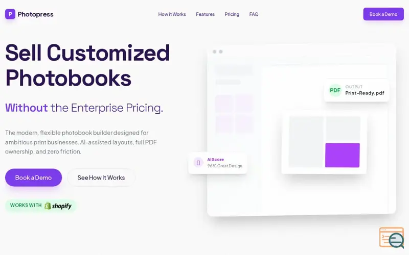 Screenshot of Photopress